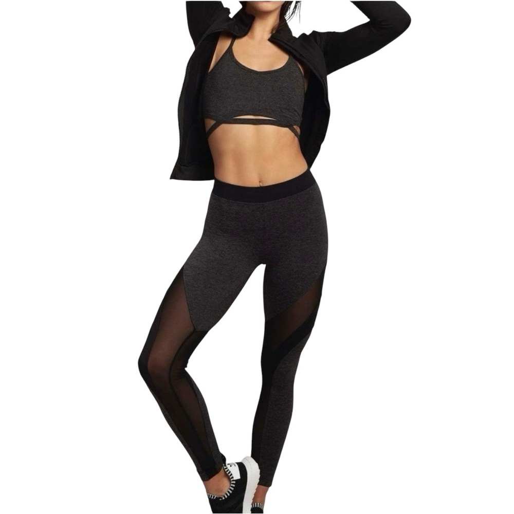 KORAL Frame Women’s High Rise Activewear Legging XS Grey & Black
